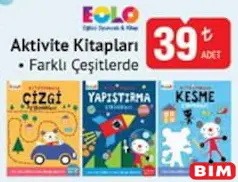 EOLO AKTİVİTE KİTAPLARI fiyat ve kampanya bilgisi